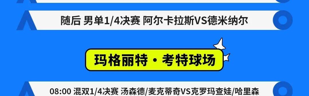 开云体育官网-澳网1/4决赛今日开战：阿卡大战德米纳尔 张帅出战女双第三轮